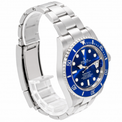 Rolex Submariner "SMURF" 18K White Gold 40MM 116619LB Watch